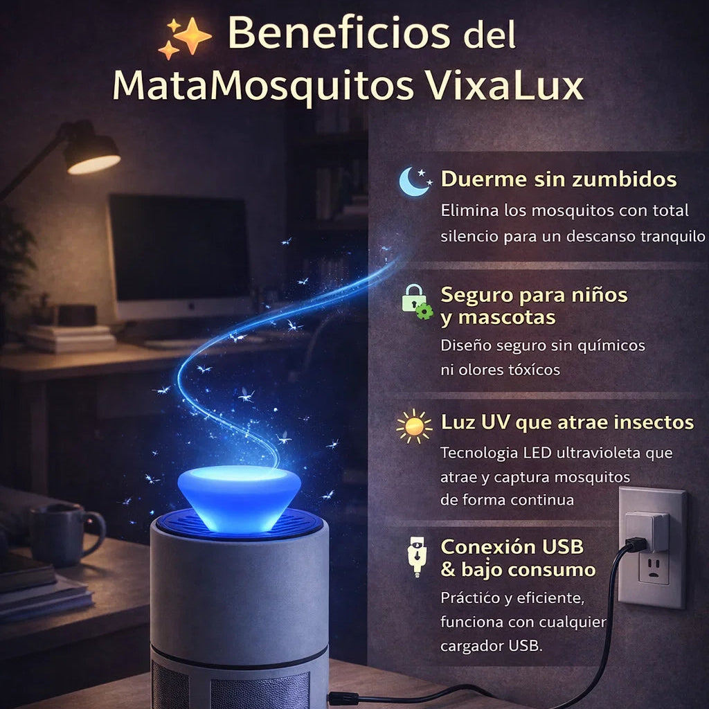 Lampara mata mosquitos